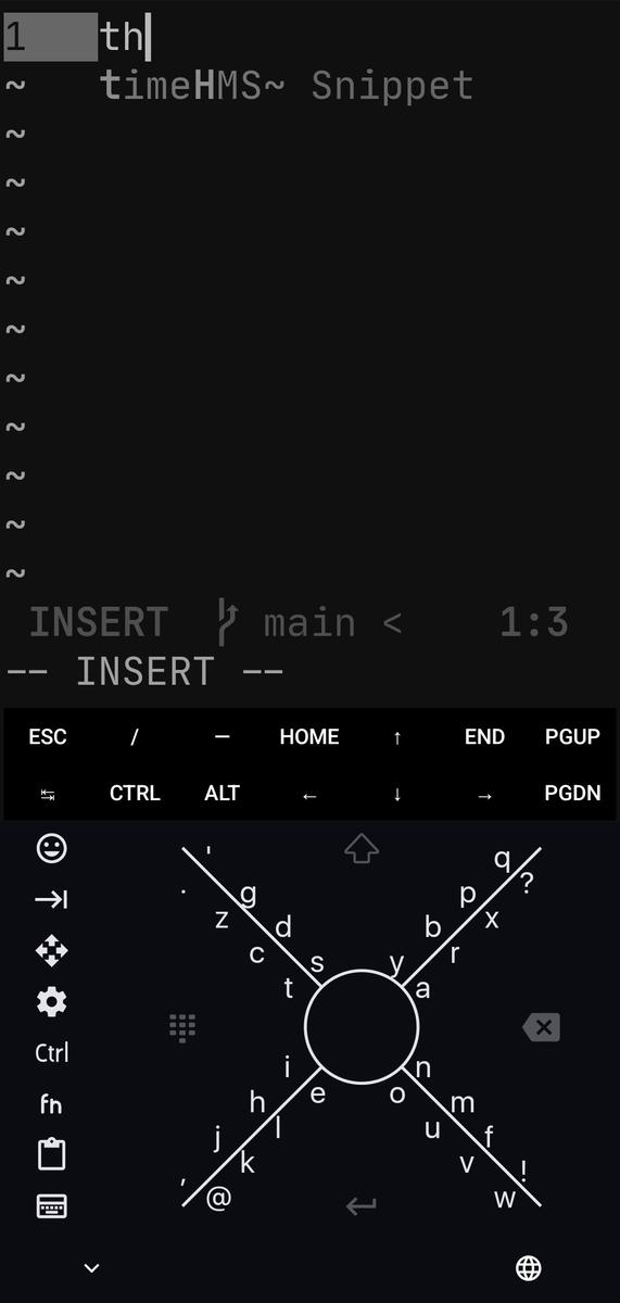 day 2 of using 8VIM until...