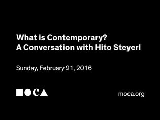 What is Contemporary? A Conversation with Hito Steyerl