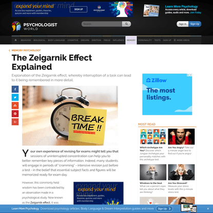 No Interruptions? How The Zeigarnik Effect Could Help You To Study Better