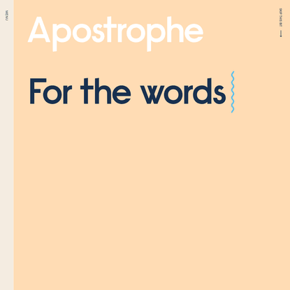 Apostrophe Copywriters | For the words you're missing