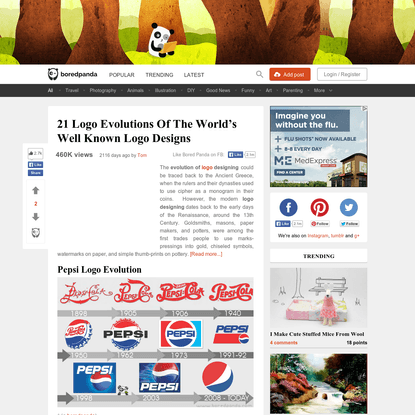 21 Logo Evolutions of the World's Well Known Logo Designs