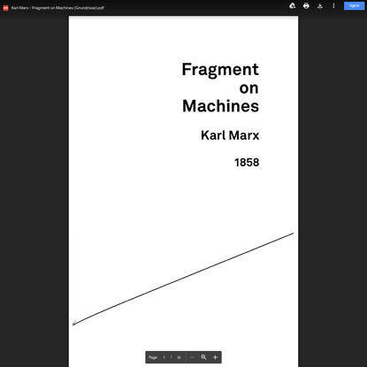 Karl Marx - Fragment on Machines (Grundrisse).pdf