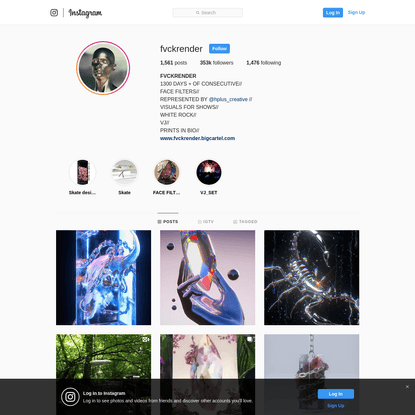 FVCKRENDER (@fvckrender) * Instagram photos and videos