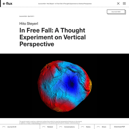In Free Fall: A Thought Experiment on Vertical Perspective
