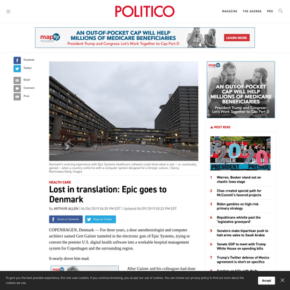 Lost in translation: Epic goes to Denmark - POLITICO