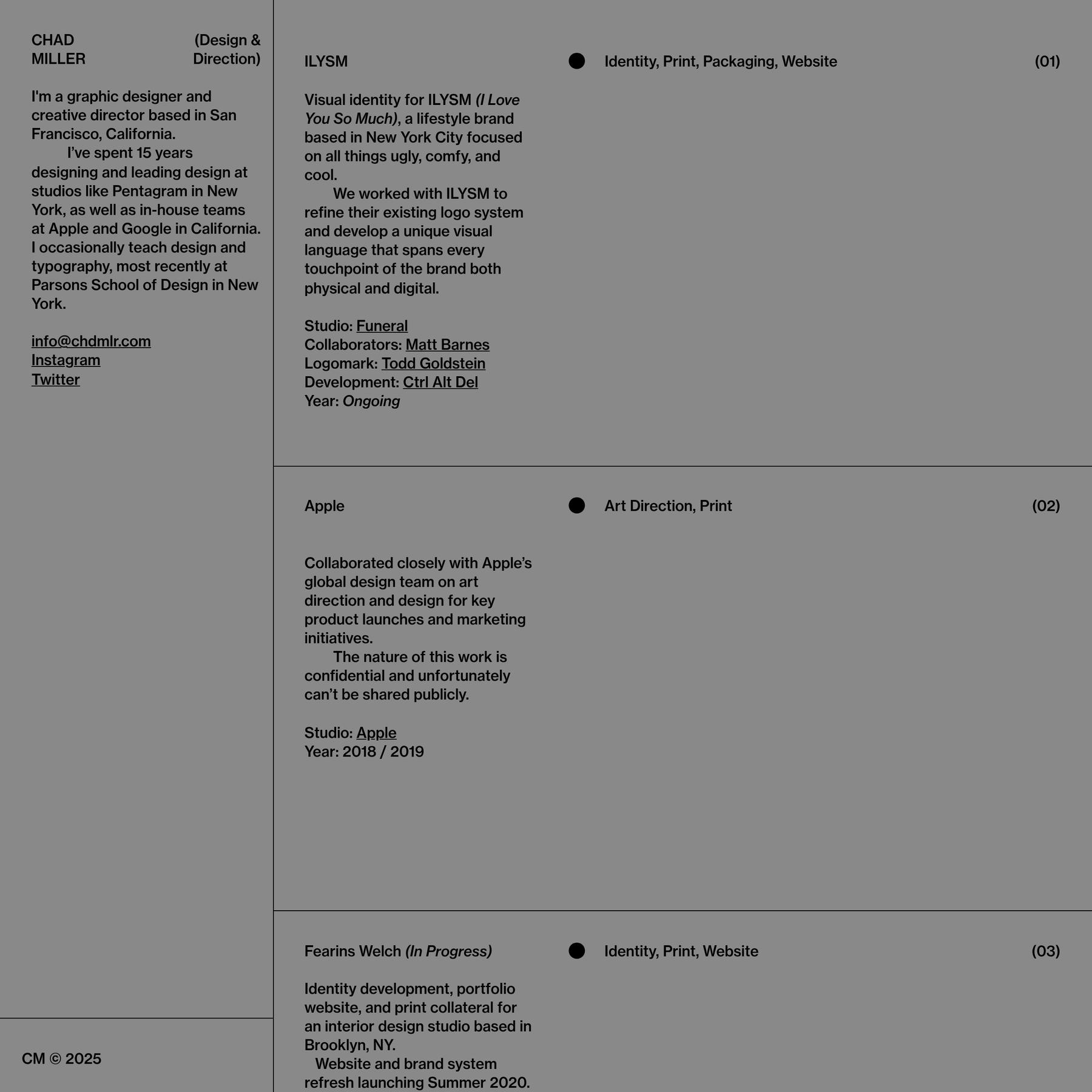 preview of IRECTION CHAD MILLER DESIGN & D