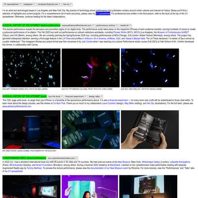 progress — Mindy Seu — Site is always in