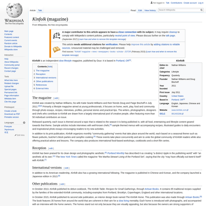 Kinfolk (magazine) - Wikipedia