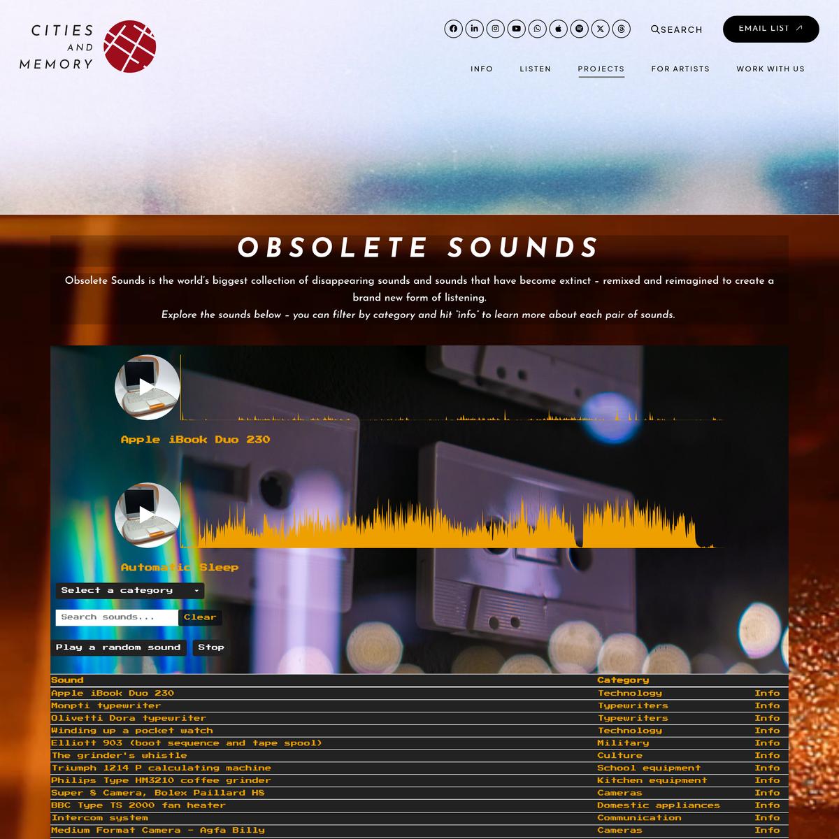 Obsolete Sounds