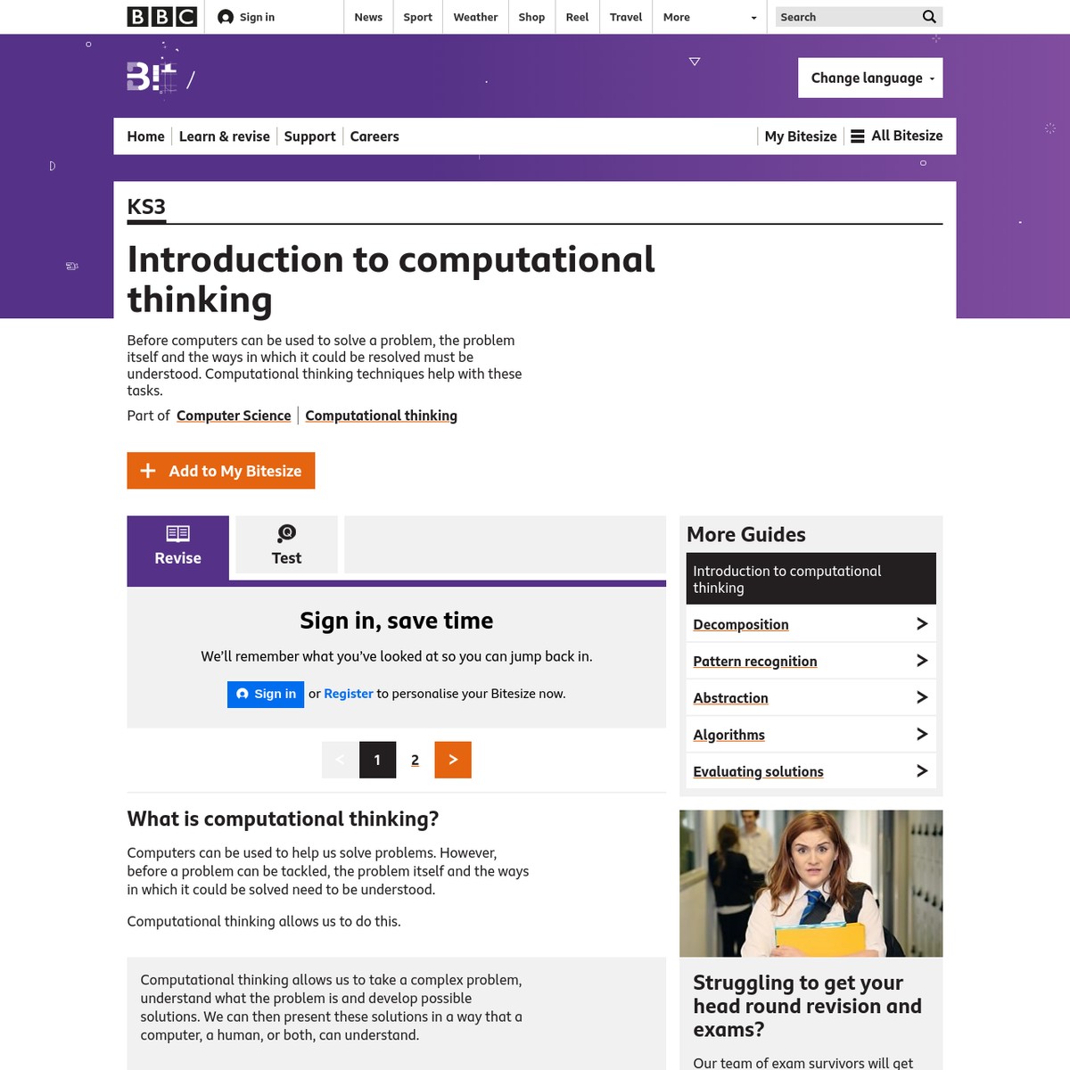 data representation computer science bbc bitesize