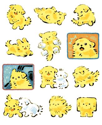 은민 on X: "레몬강아지 밈 스티커 도안 https://t.co/54bq2LsEvp" / X