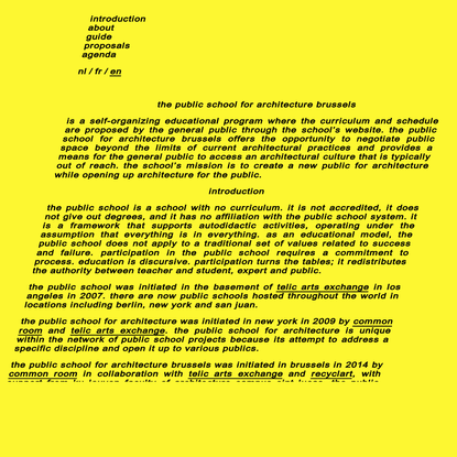 the public school for architecture brussels -