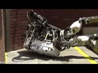 A Compilation of Robots Falling Down at the DARPA Robotics Challenge