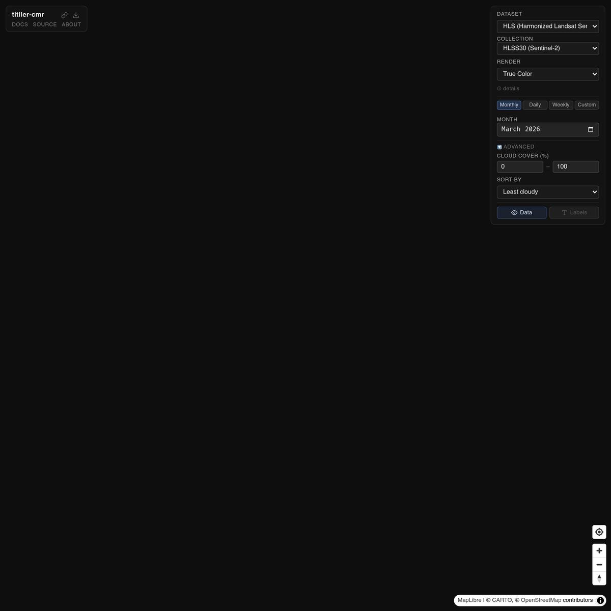 titiler-cmr browser