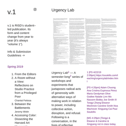 Urgency Lab - V.1