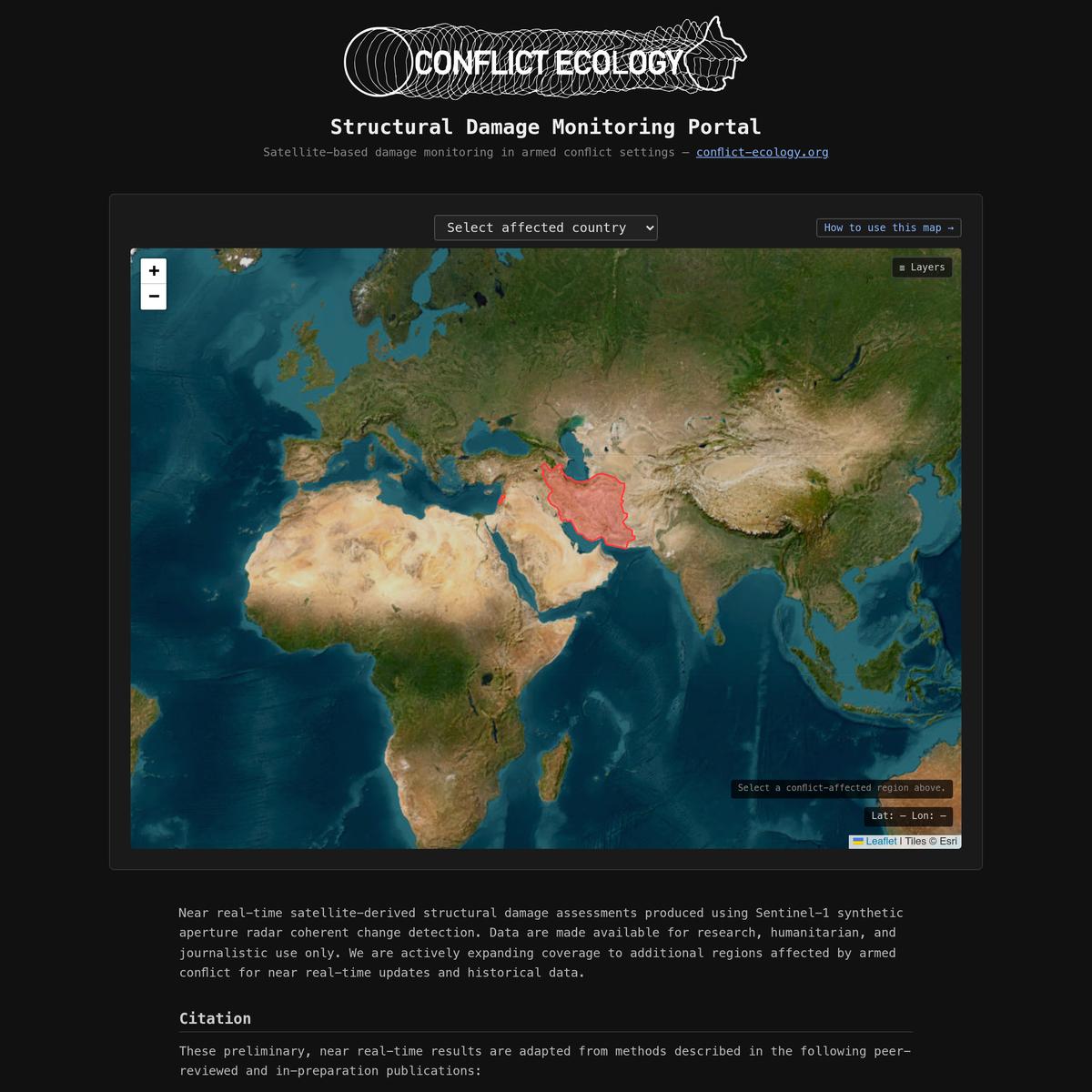 War Damage Assessment — Satellite Building Damage Monitoring