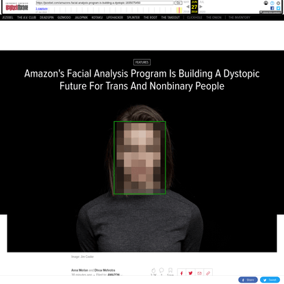 Amazon's Facial Analysis Program Is Building A Dystopic Future For Trans And Nonbinary People