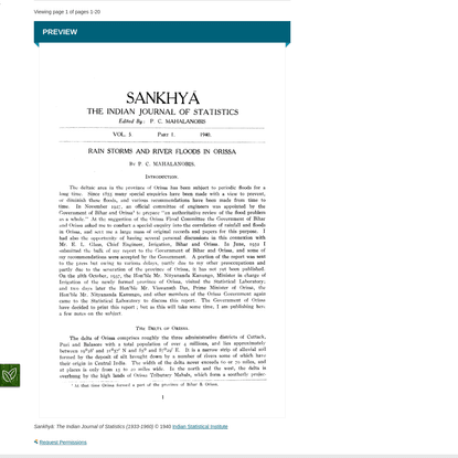 Rain Storms and River Floods in Orissa on JSTOR