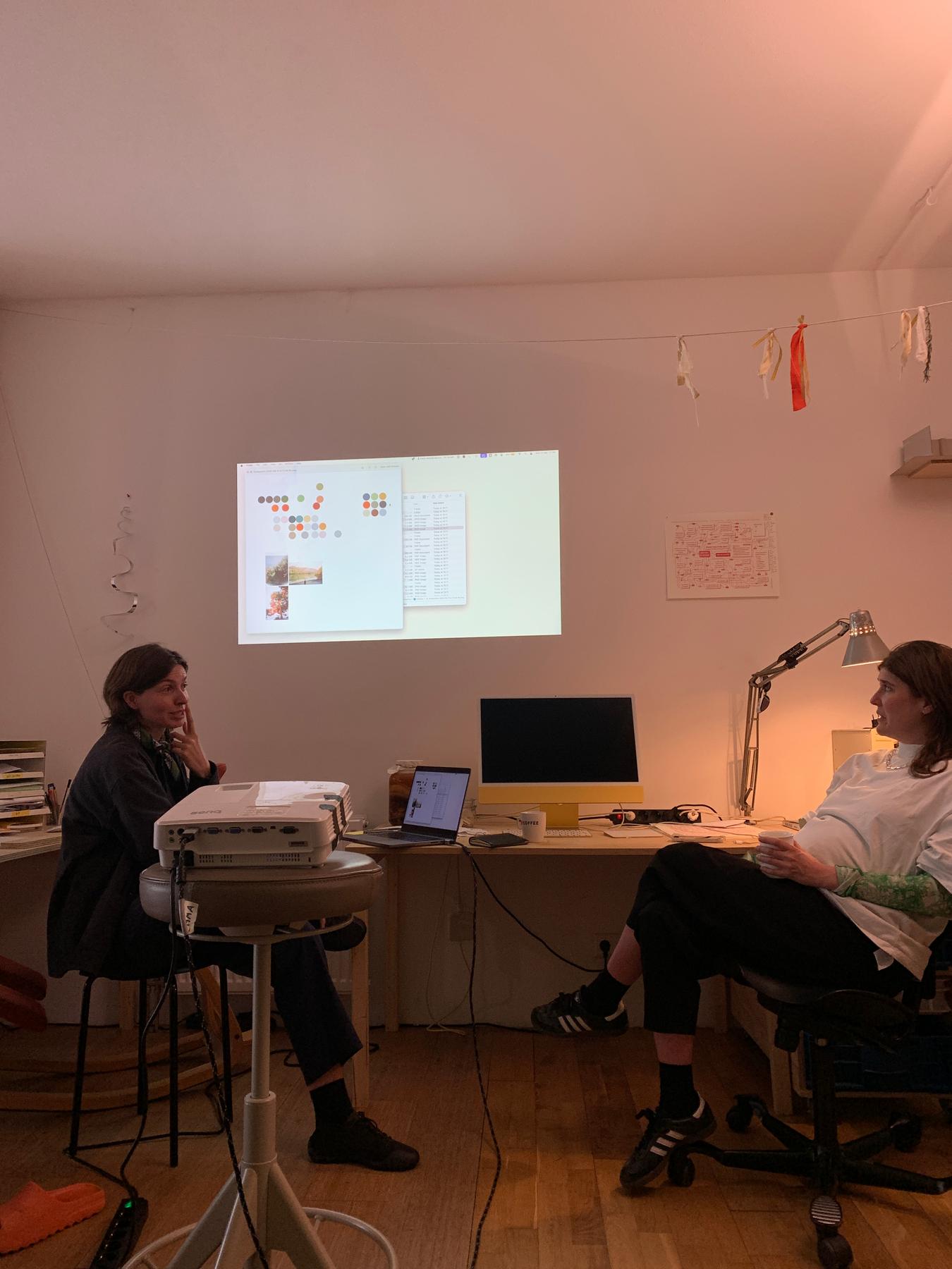 Super soft website launch party with Kirsten and Ceola – Choosing colors