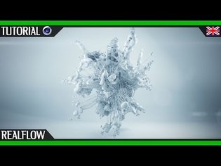 Mograph with Realflow Cinema 4D | Thinking Particles | English Tutorial motion design