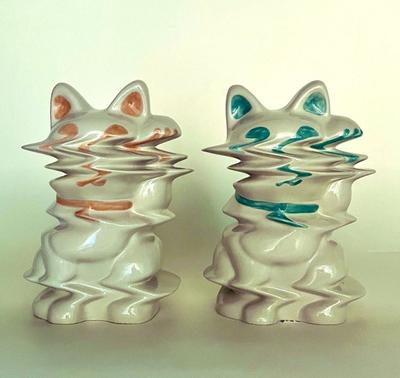 PmAmTraveller on X: ""Effect Maneki Neko" ceramic sculpture by Kenichi Nakaya https://t.co/PoS7OwTElQ" / X