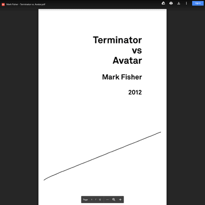 Mark Fisher - Terminator vs. Avatar.pdf