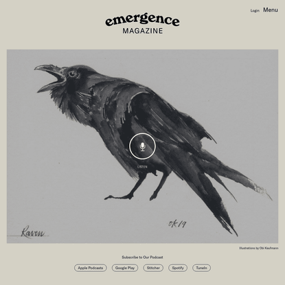The Voices of Birds and the Language of Belonging - Emergence Magazine