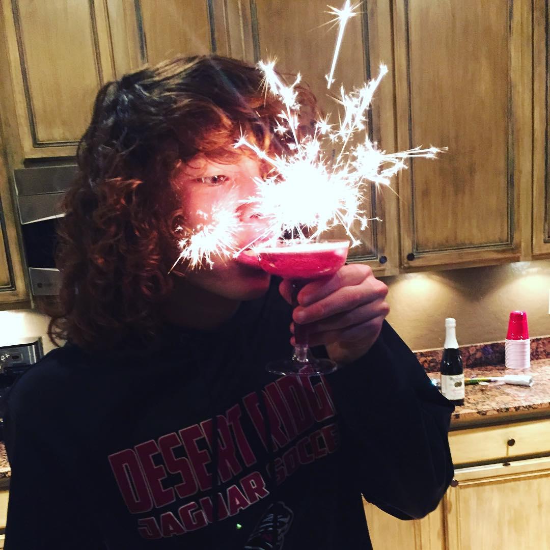 let this picture of me (aka Tanis) be a lesson to you to not drink sparkling cider that is sparkling