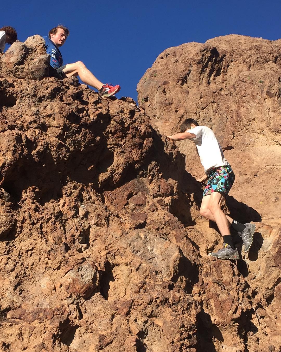 this rock was a lot taller than it looks