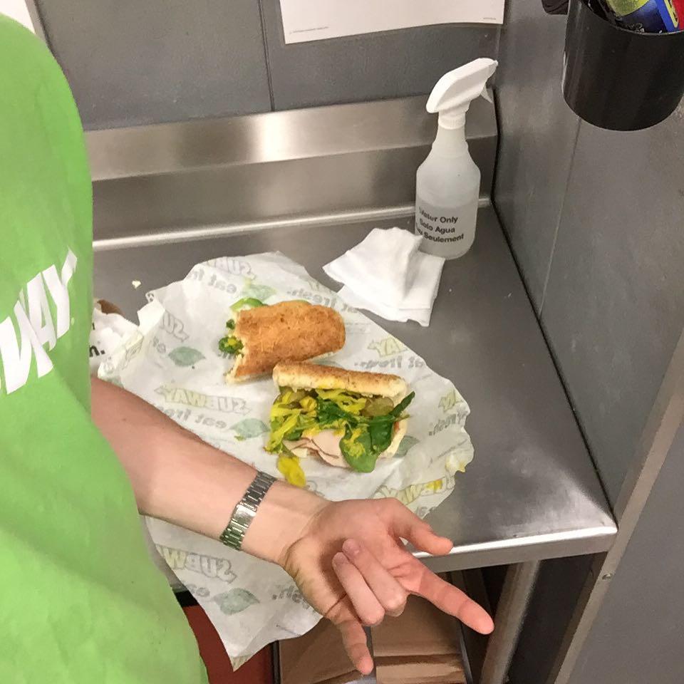newest Subway employee!!!