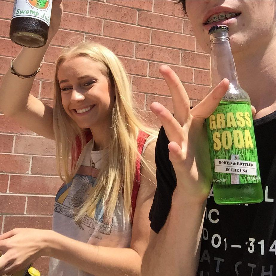 I got grass soda