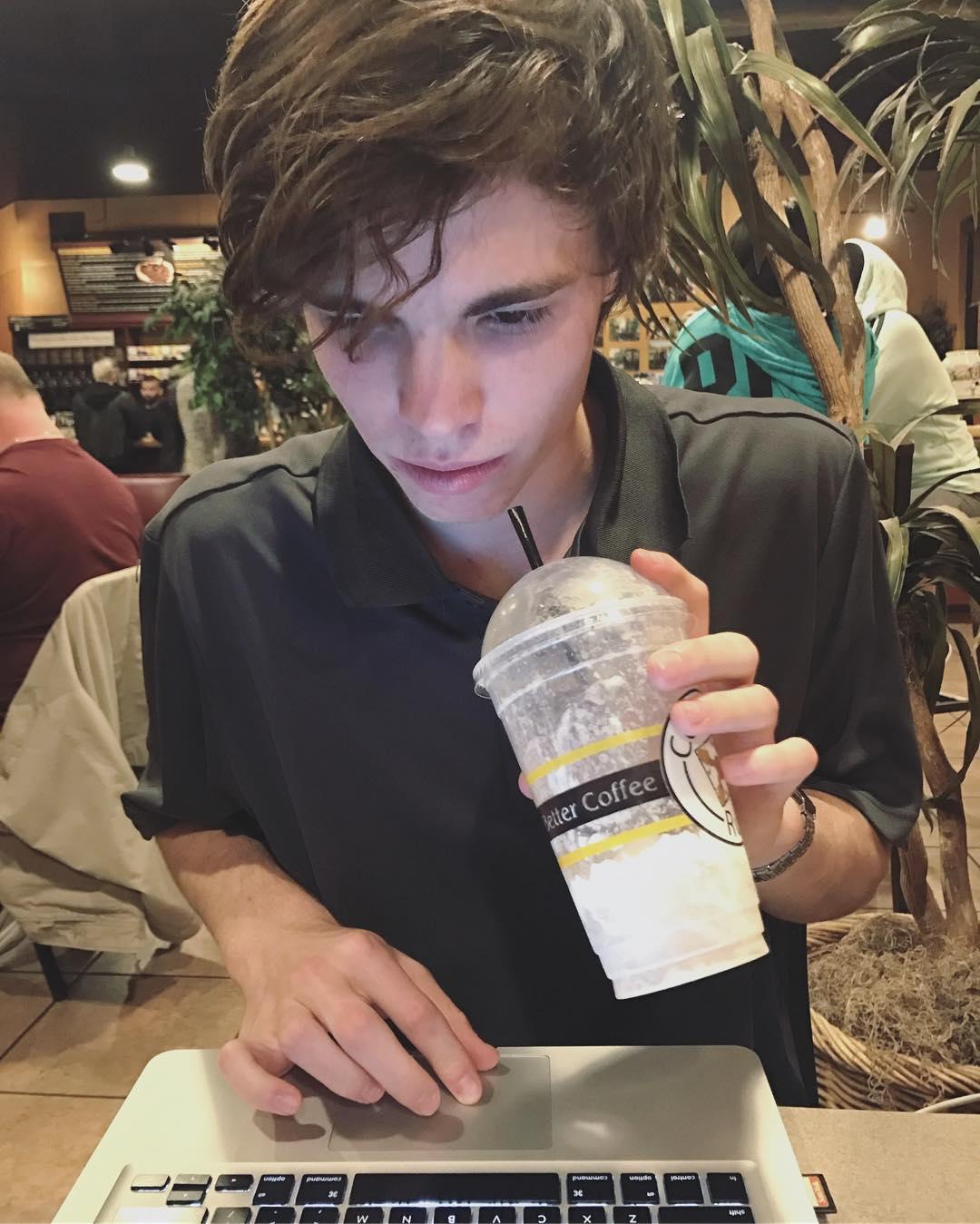 me, hard at work. captured by madison harvey.