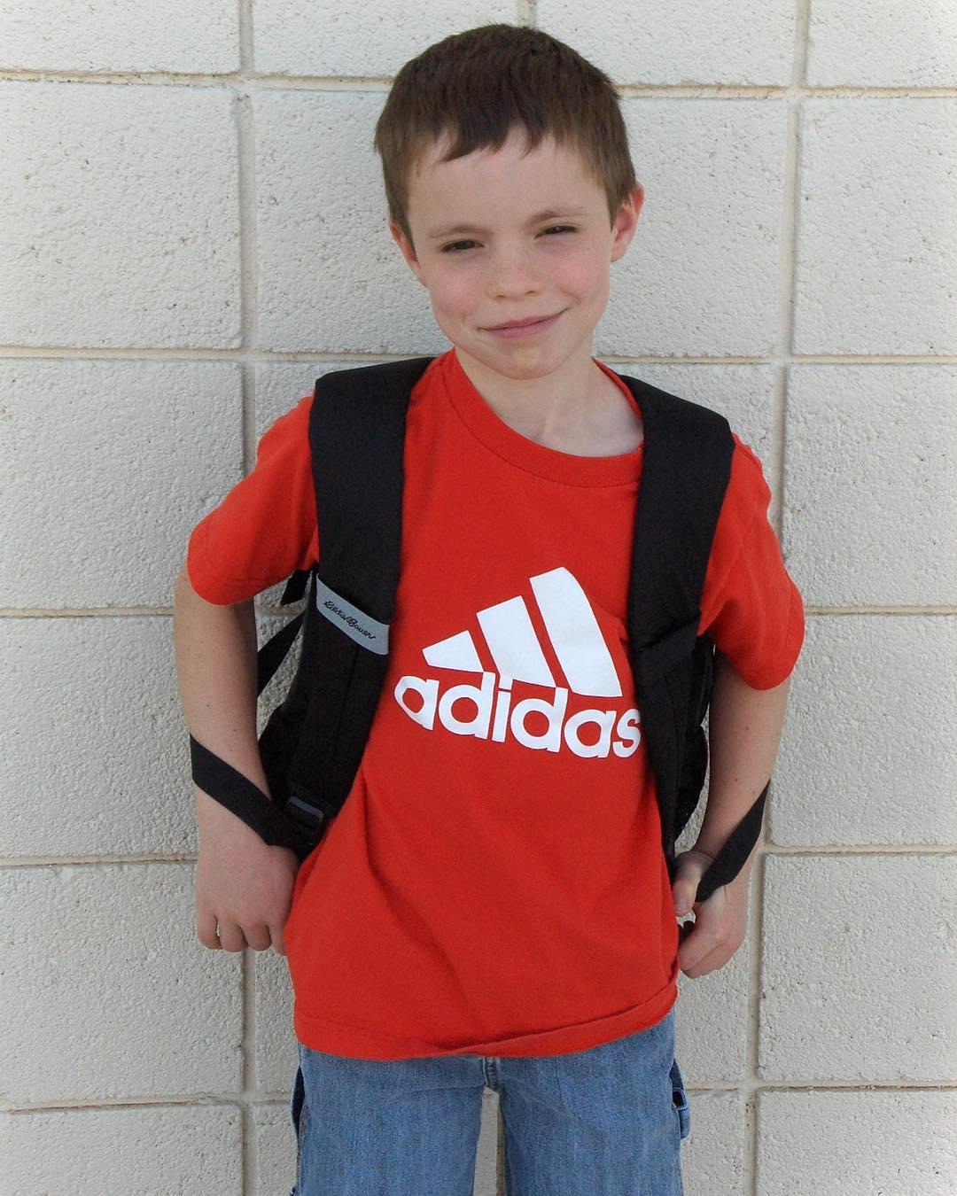 catch me on the first day of third grade with that eddie bauer backpack