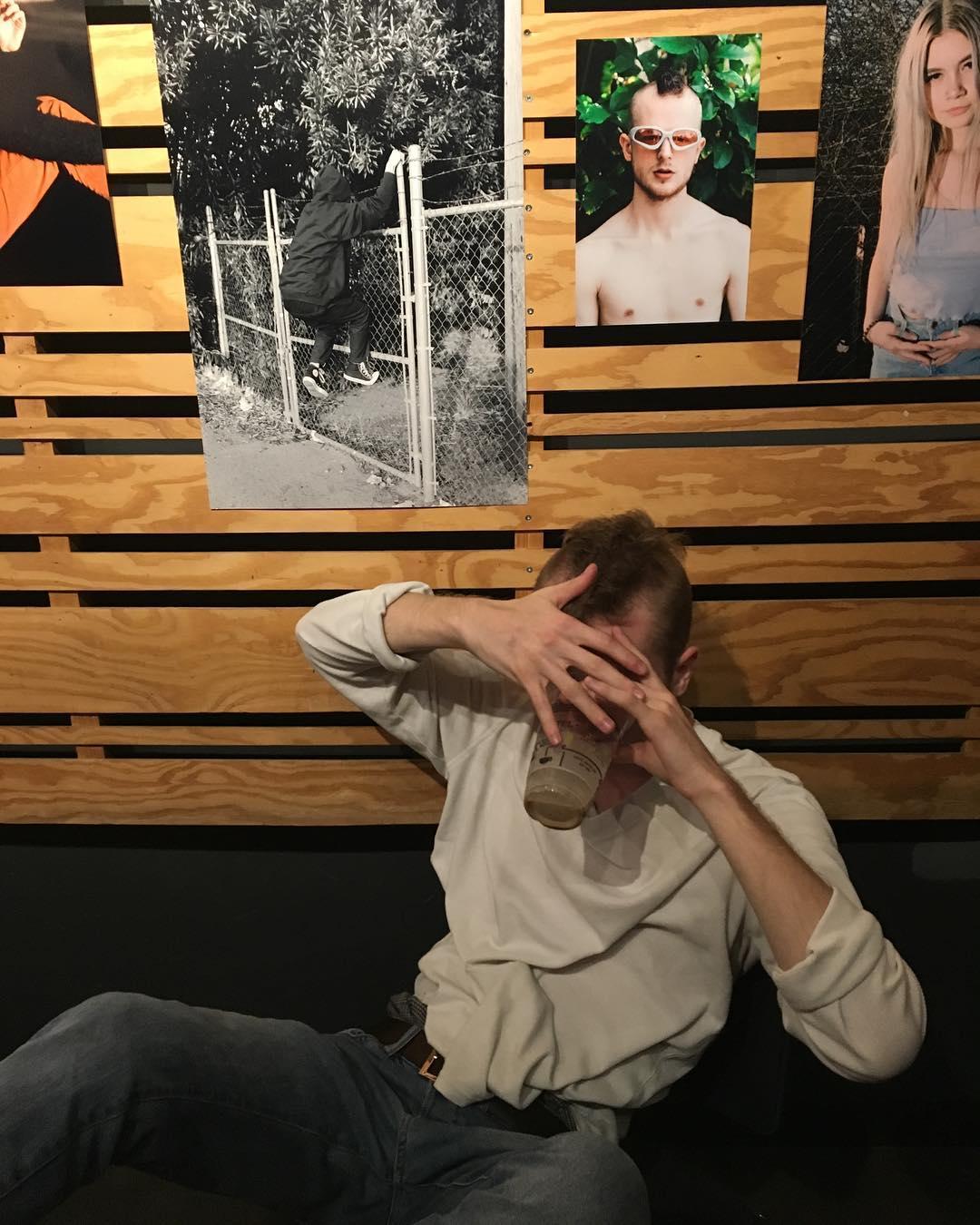 i have prints hanging at @cartel in tempe now. go check them out. you can touch this photo of broc shirtless if you fee…