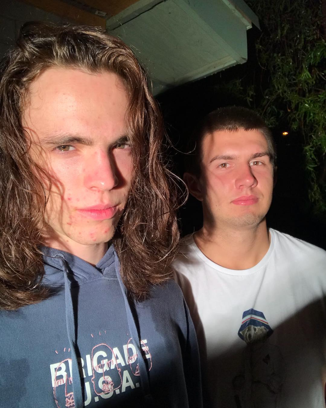 Selfie in the rain
