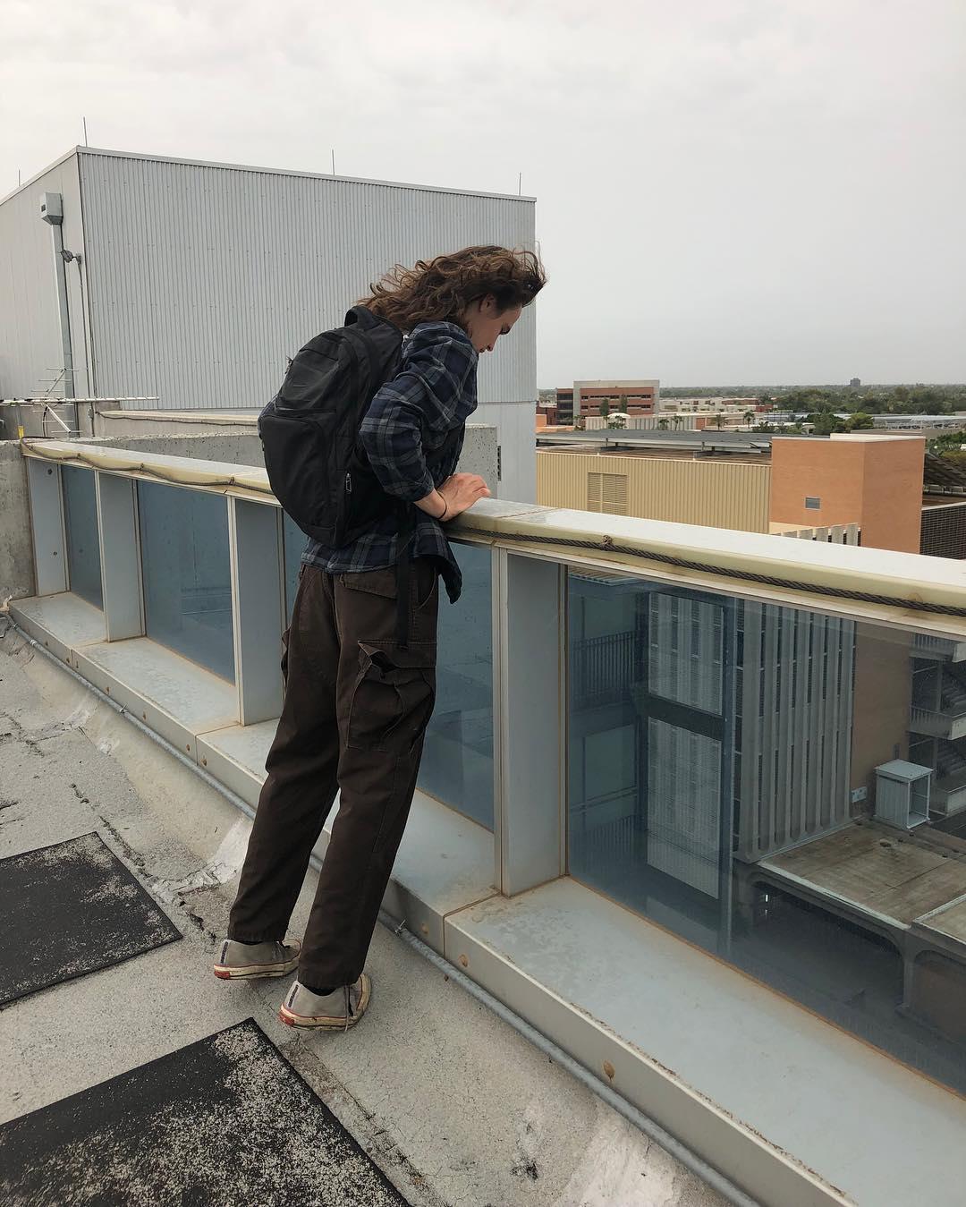 @chrispaquette and I were forced to initiate level 5 evasion protocol after some maintenance workers peeped me peeping