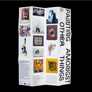 * By @small_tasks Painting Among Other Things - folded A2 flyer * #stunningbookdesigns #stunningbook #visualarts #visualgrap...