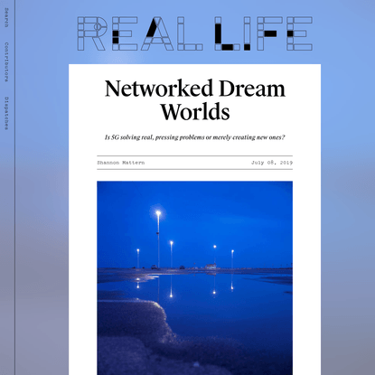 Networked Dream Worlds — Real Life