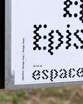 Detail shot of Chicago Grey typeface by Sarah Iller published by Maxitype.