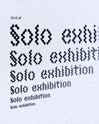 Detail shot of Chicago Grey typeface by Sarah Iller published by Maxitype.