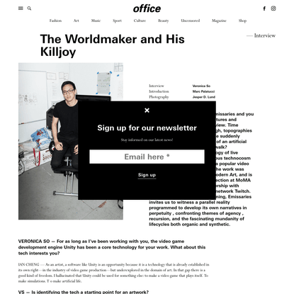 The Worldmaker and His Killjoy