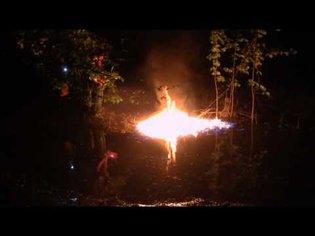 lighting swamp gas on fire