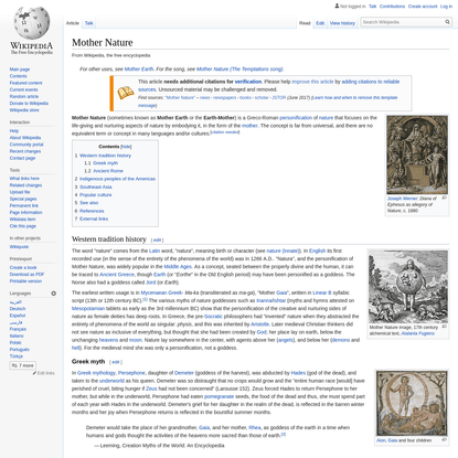 Mother Nature - Wikipedia