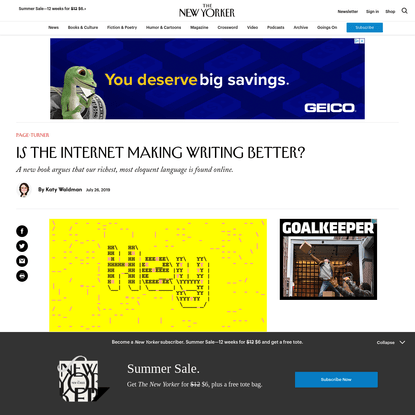 Is the Internet Making Writing Better?