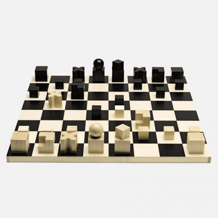 Bauhaus Chess Set by Josef Hartwig