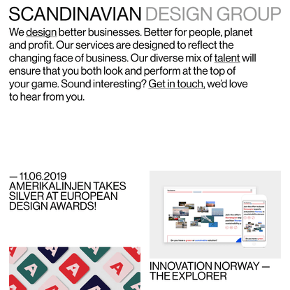 SDG | Scandinavian Design Group