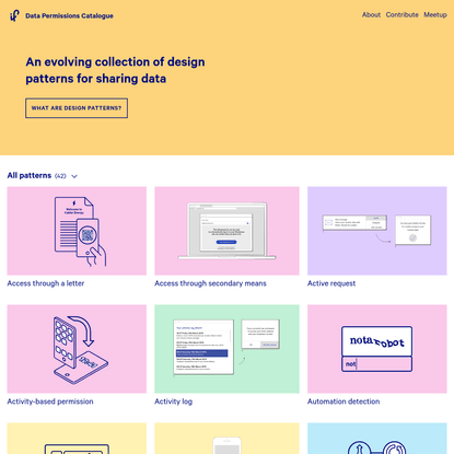 Data Permissions Catalogue - IF