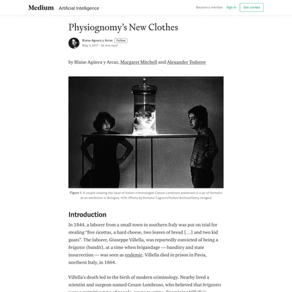 Physiognomy's New Clothes