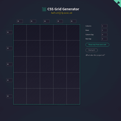 CSS Grid Generator