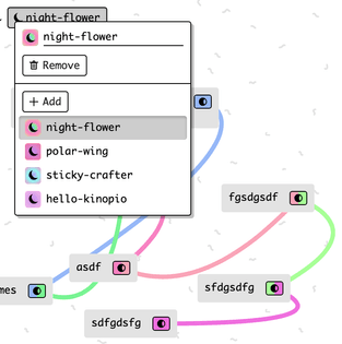 radial gradients used for space icon badges